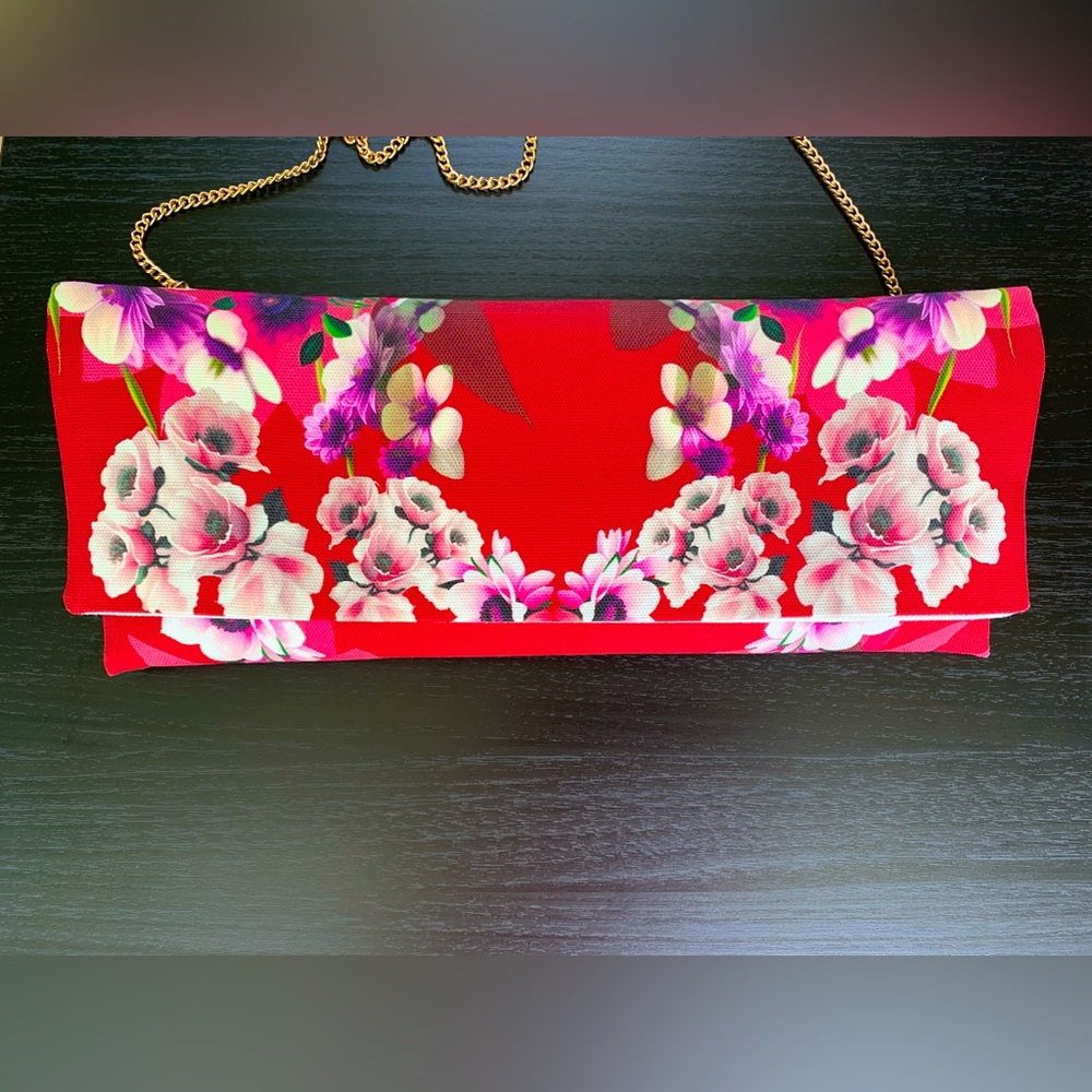 Fabric Clutch Unique print